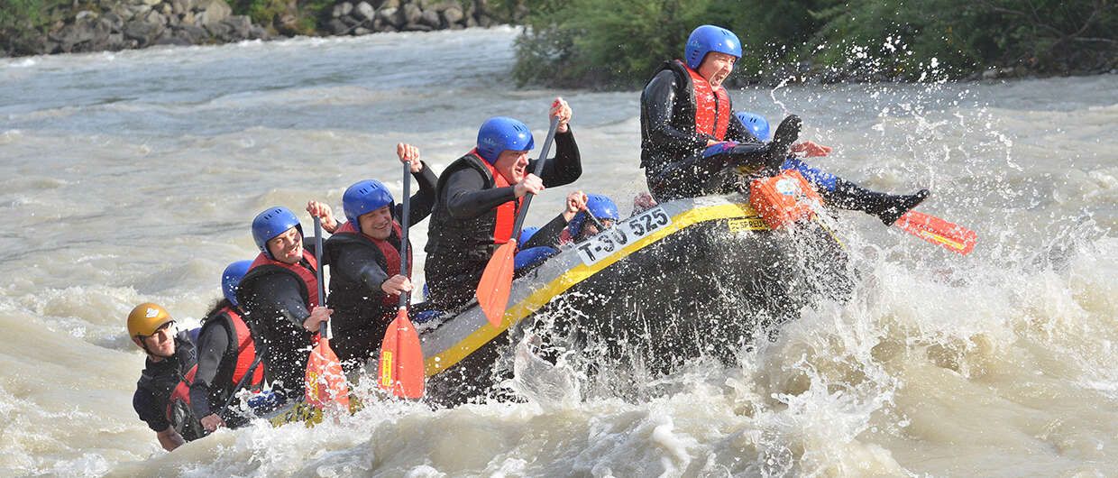 Rafting in der Imster Schlucht in Tirol