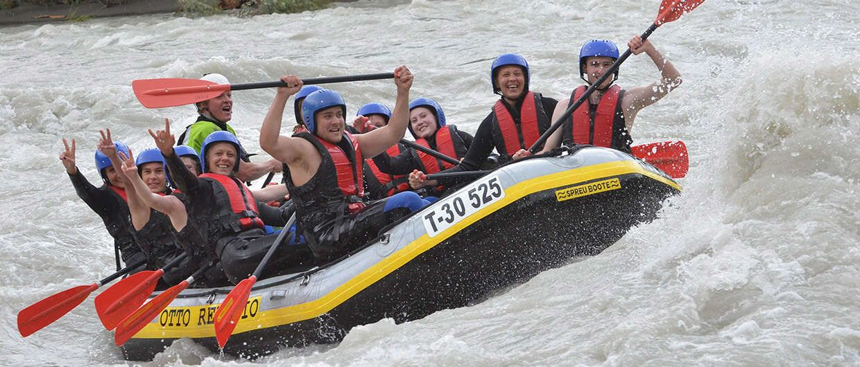 Rafting in der Imster Schlucht in Tirol