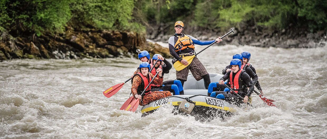 Rafting in der Imster Schlucht in Tirol