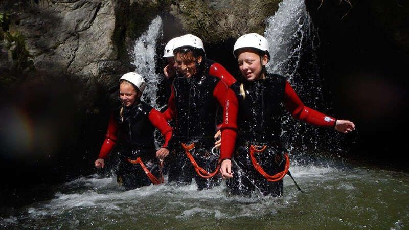 Canyoning mit der Familie in Tiroler Klammen